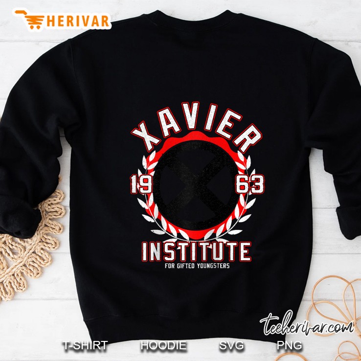 Marvel 1963 Xavier Institute For Gifted Youngsters Logo Raglan Baseball Tee Sweatshirt