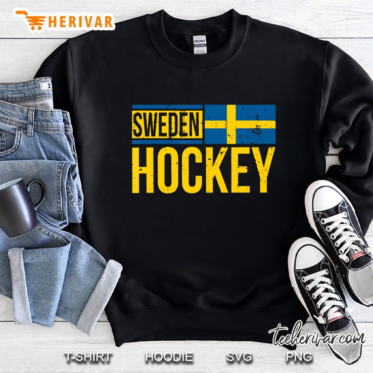 Sweden Hockey Swedish Tre Kronor Supporter Fan Sport Sweatshirt