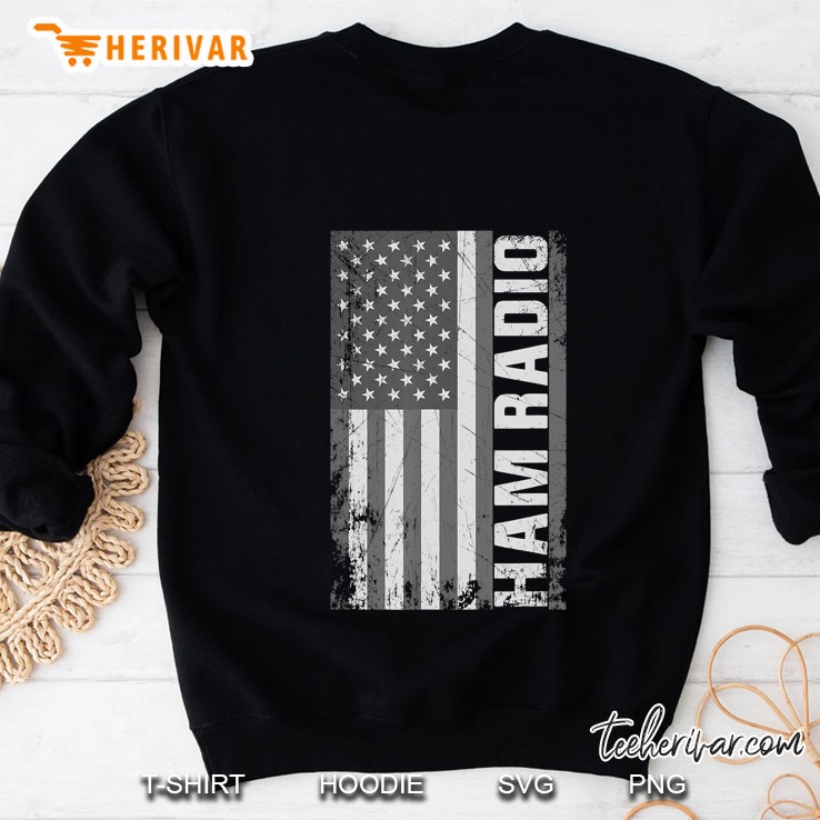Usa Flag Amateur Ham Radio Day Celebration Gift Sweatshirt