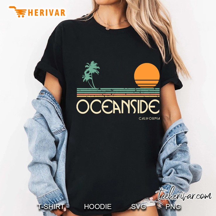 Vintage Oceanside California Ladies Tee