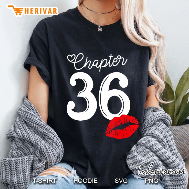 Womens Chapter 36 Years 1984 36Th Happy Birthday Lips Ladies Tee