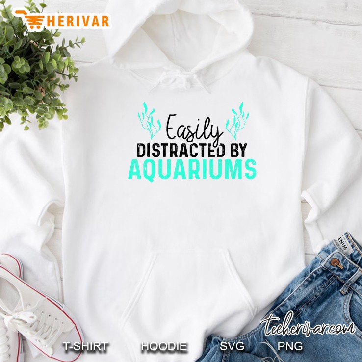 Aquariums Easily Distracted - Fish Tank Gift Fish Lover Mugs