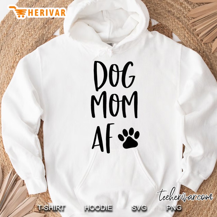 Womens Dog Mom Af Shirt Adopt Rescue Pupper Animal Lover Hoodie