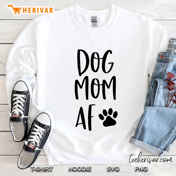 Womens Dog Mom Af Shirt Adopt Rescue Pupper Animal Lover Sweatshirt