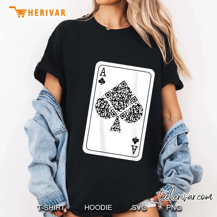 Ace Of Spades - Rick Roll - Back Printed Ladies Tee