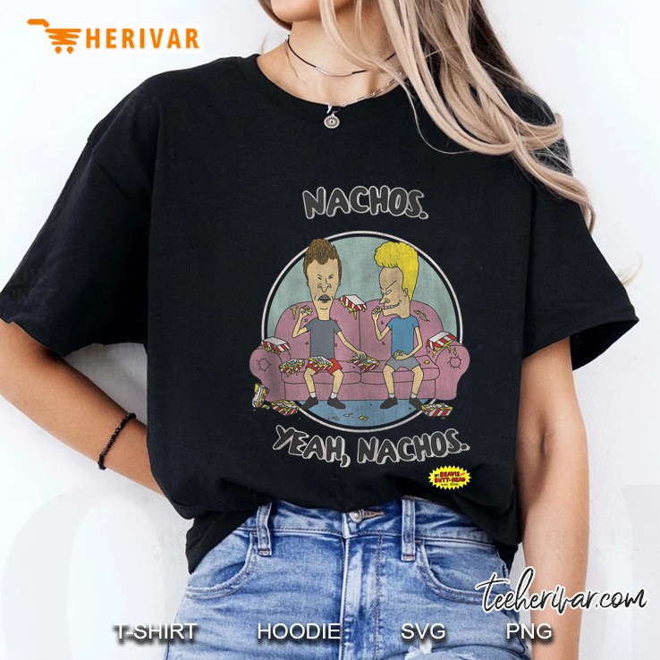 Beavis And Butt-Head Nacho Yeah Nachos Portrait Ladies Tee