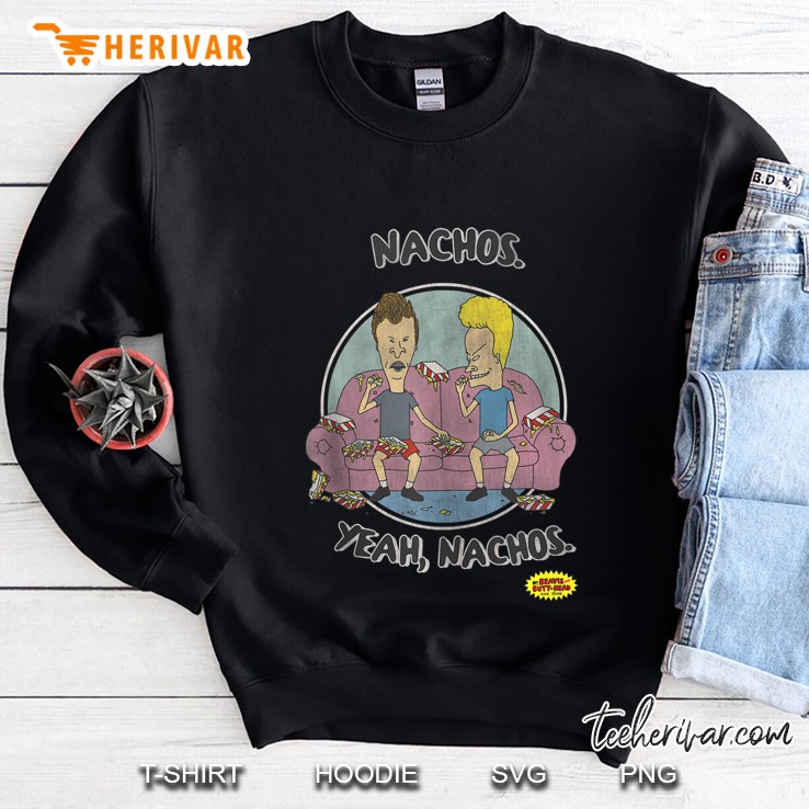 Beavis And Butt-Head Nacho Yeah Nachos Portrait Sweatshirt