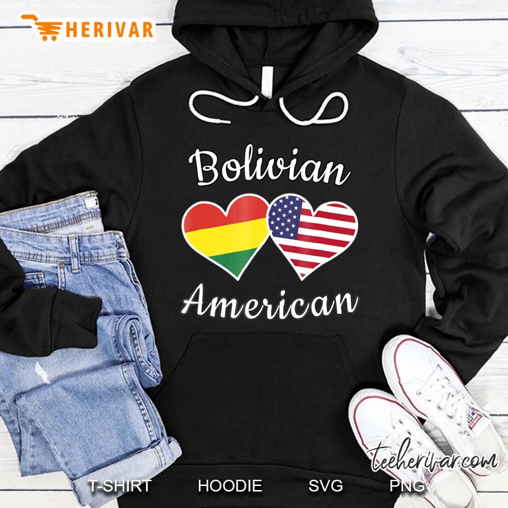 Bolivia Usa Shirt Bolivian American Hoodie