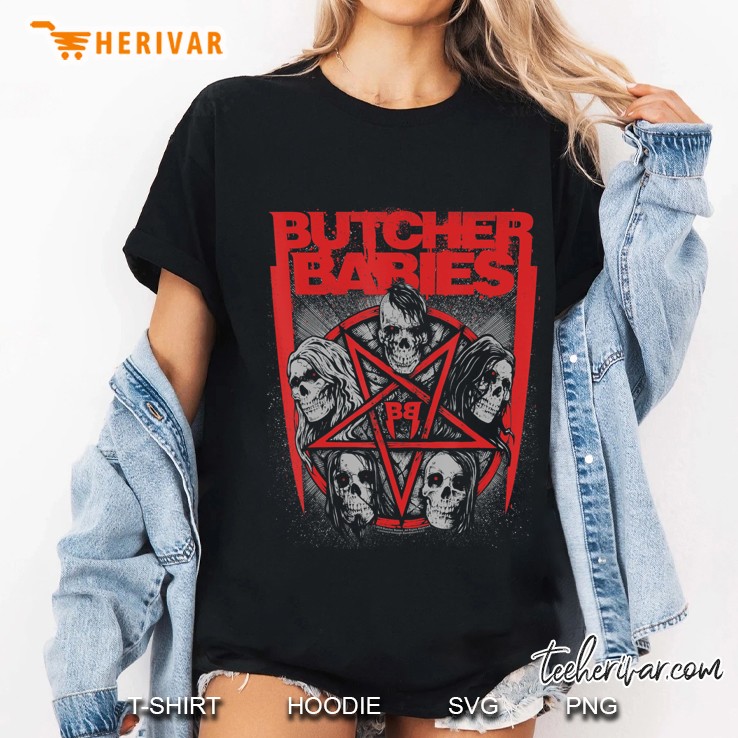 Butcher Babies Pentagram Ladies Tee
