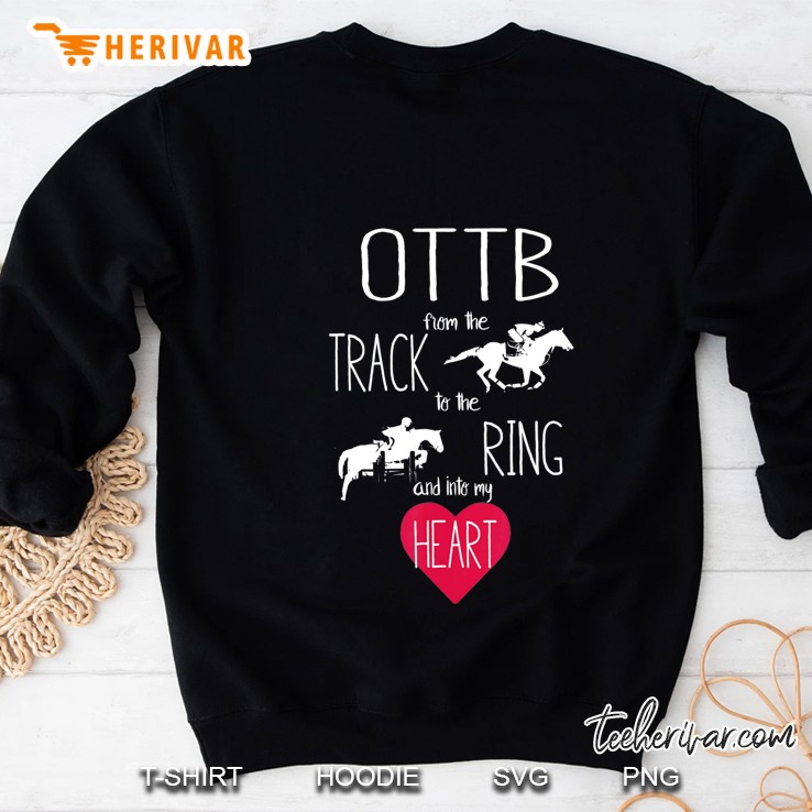 Equestrian Horse Off Track Thoroughbred Horse Racehorse Sweatshirt