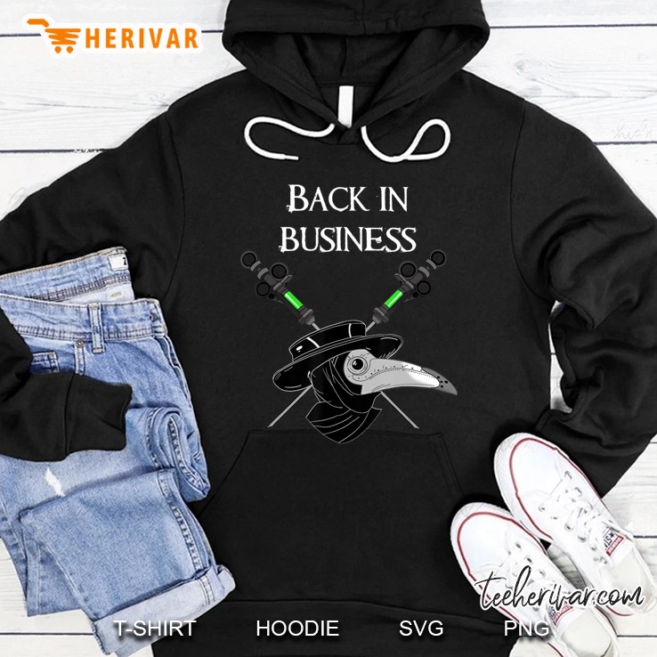 Fantasy Plague Doctor Medieval Back In Business 2020 Hoodie