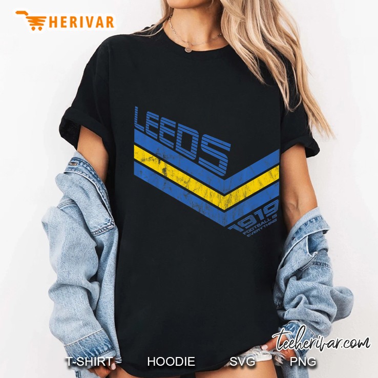 Football Is Everything - Leeds 80S Retro Premium Ladies Tee
