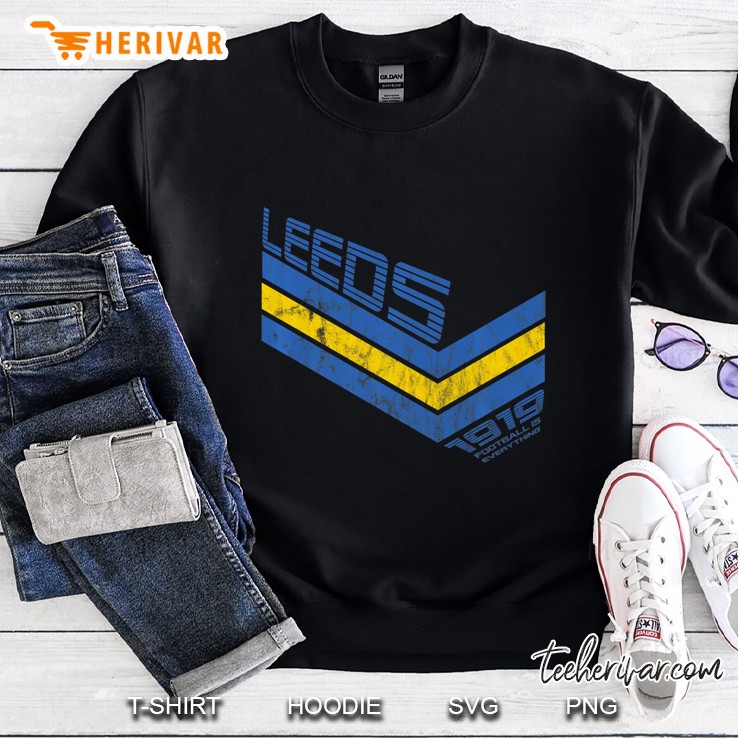 Football Is Everything - Leeds 80S Retro Premium Sweatshirt