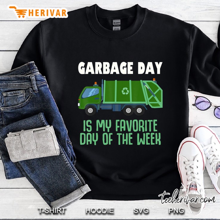 Garbage Day Truck Kids Boys Girls Adult Trash Shirt Sweatshirt