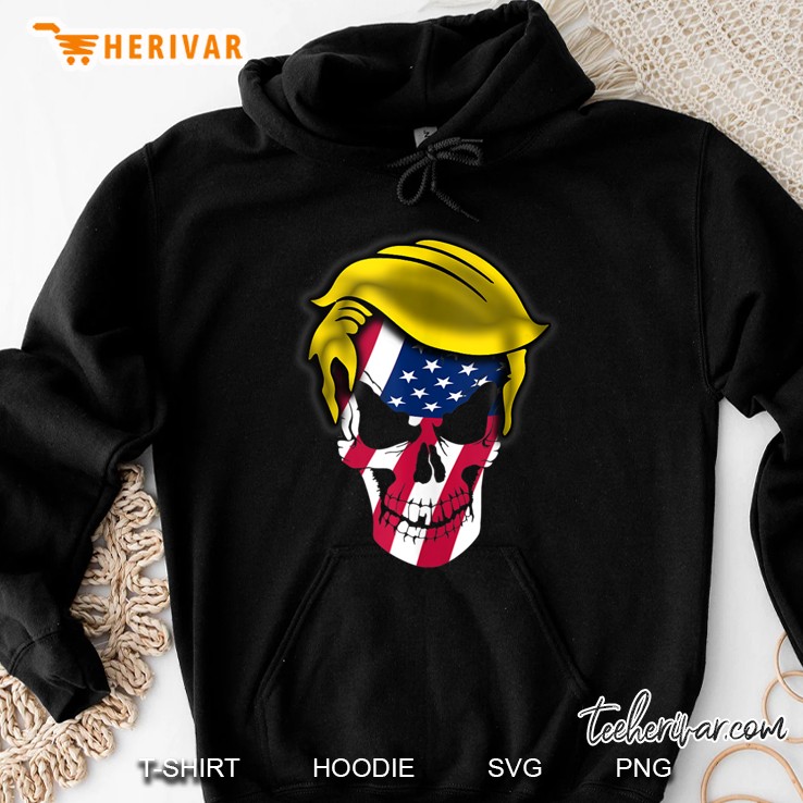 President Donald Trump Punisher Patriotic Usa Flag Hoodie