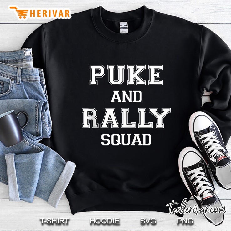 Puke And Rally Squad - Funny Floribama Shore Bachelorette Sweatshirt