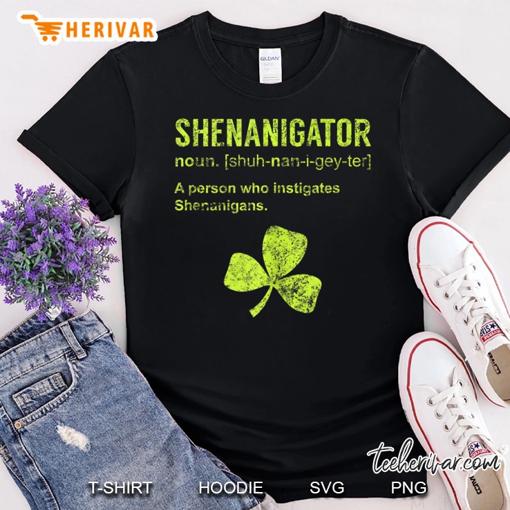 Shenanigans St Patricks For Kids Men Women Shenanigator Shirt