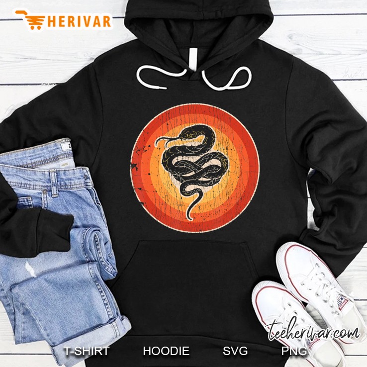 Snake Retro Vintage Style 60S 70S Men Women Gifts Animal Hoodie