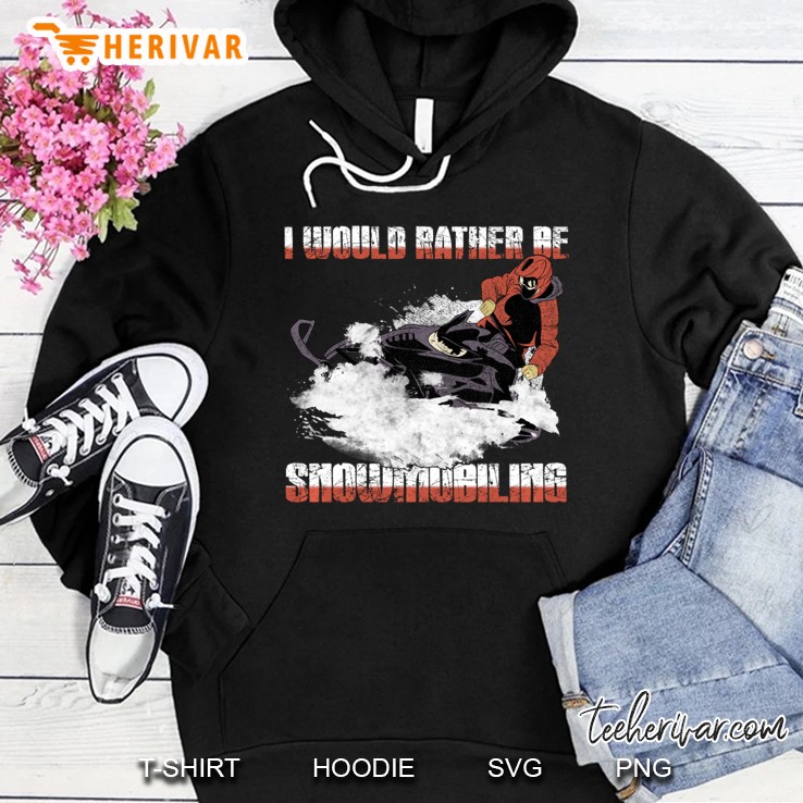 Snowmobile Snowmobiling Pullover Hoodie
