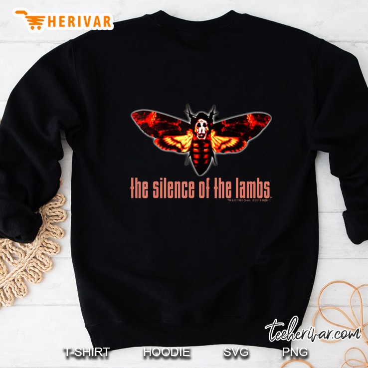 The Silence Of The Lambs Moth Text Title Logo Sweatshirt