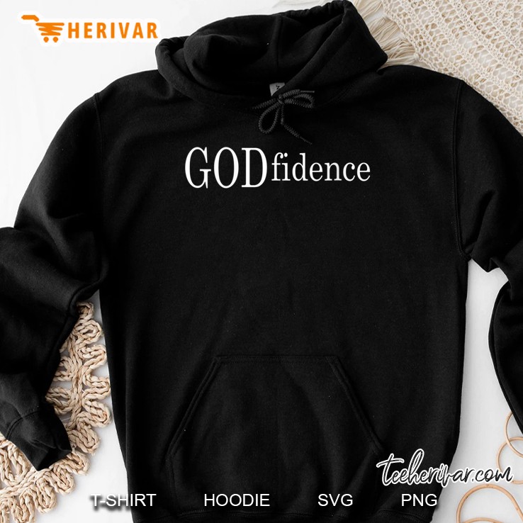 Womens Godfidence Gift V-Neck Hoodie