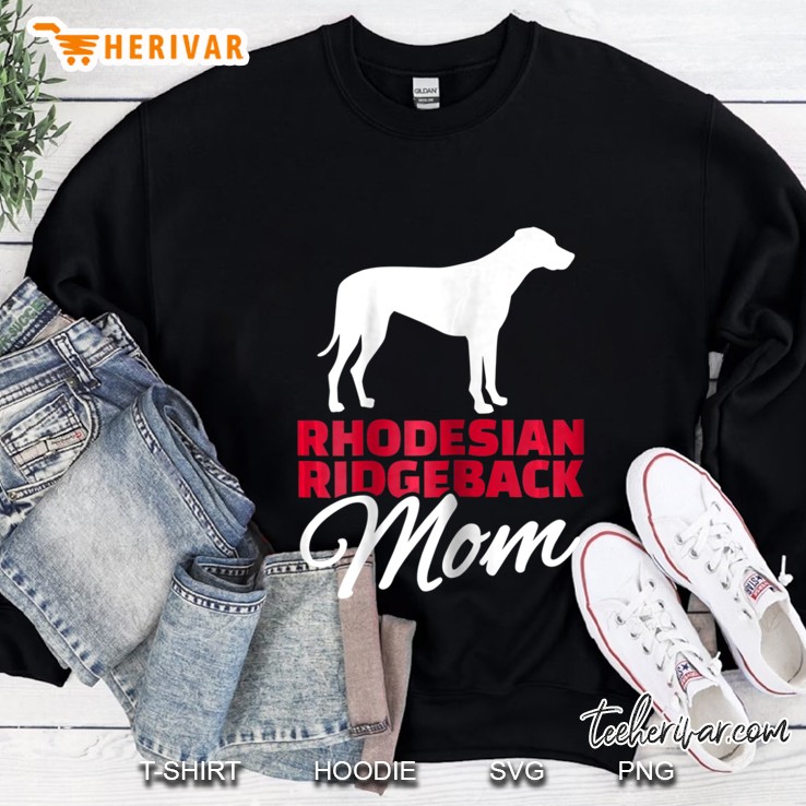Womens Rhodesian Ridgeback Mom Sweatshirt