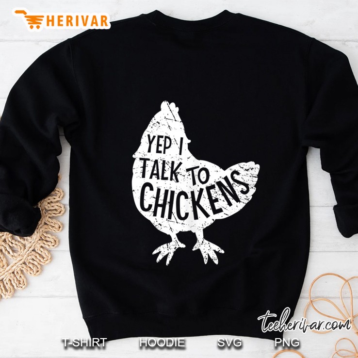 Yep I Talk To Chickens Super Cute Funny Chicken Hens Farm Tank Top Mugs