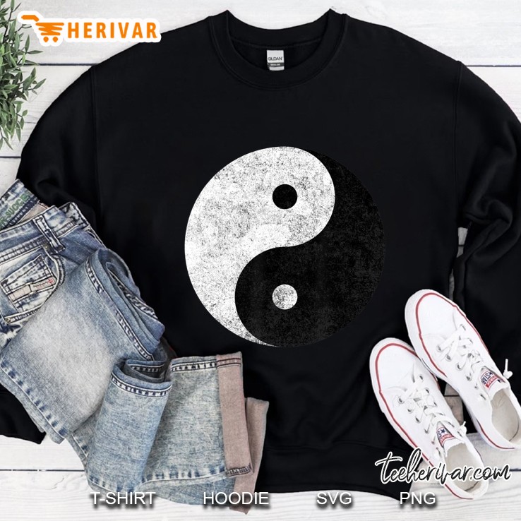 Yin Yang Symbol Tao Taijitu Yoga Peace Love Sweatshirt