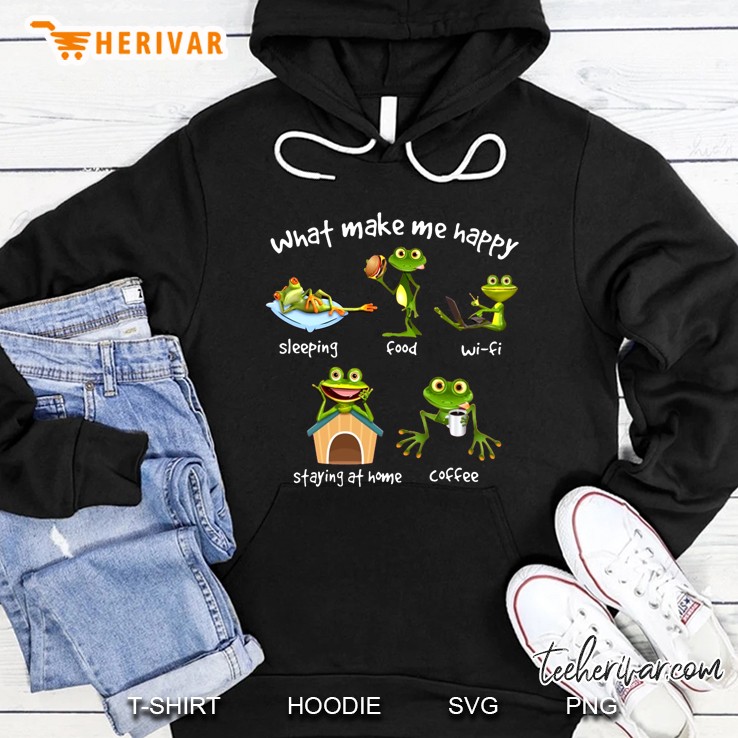 What Make Me Happy Frog Hoodie