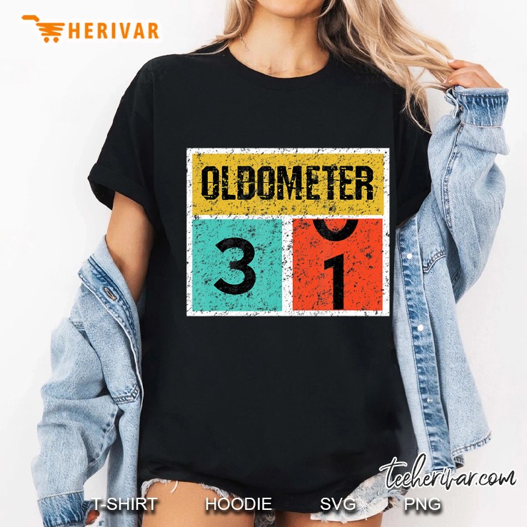 31St Birthday - Oldometer 31 Years Old Ladies Tee
