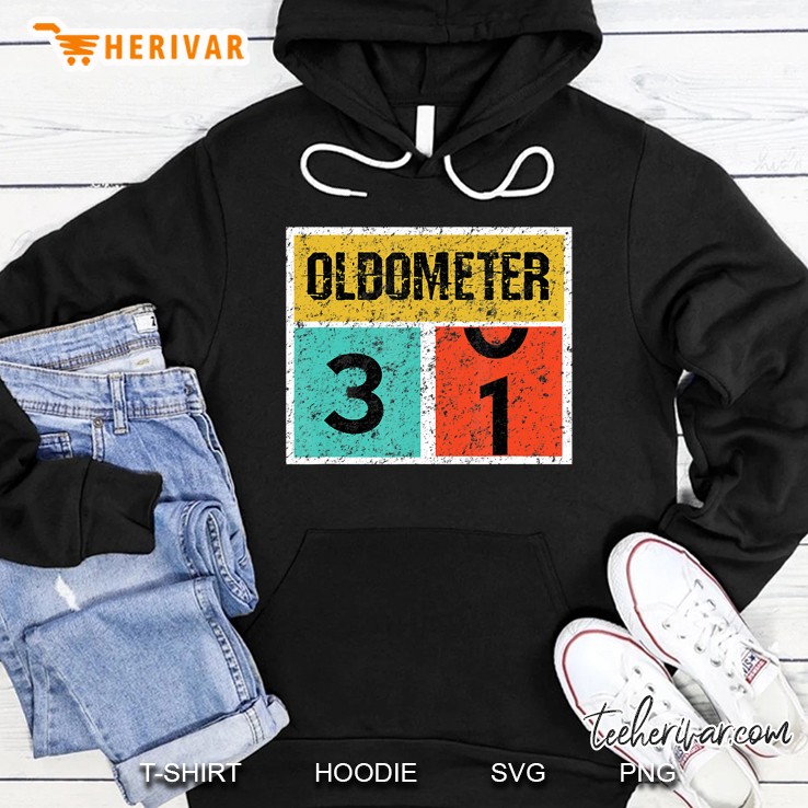 31St Birthday - Oldometer 31 Years Old Hoodie
