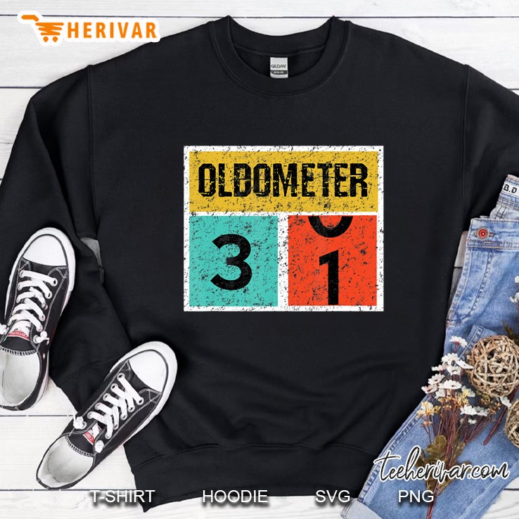 31St Birthday - Oldometer 31 Years Old Sweatshirt