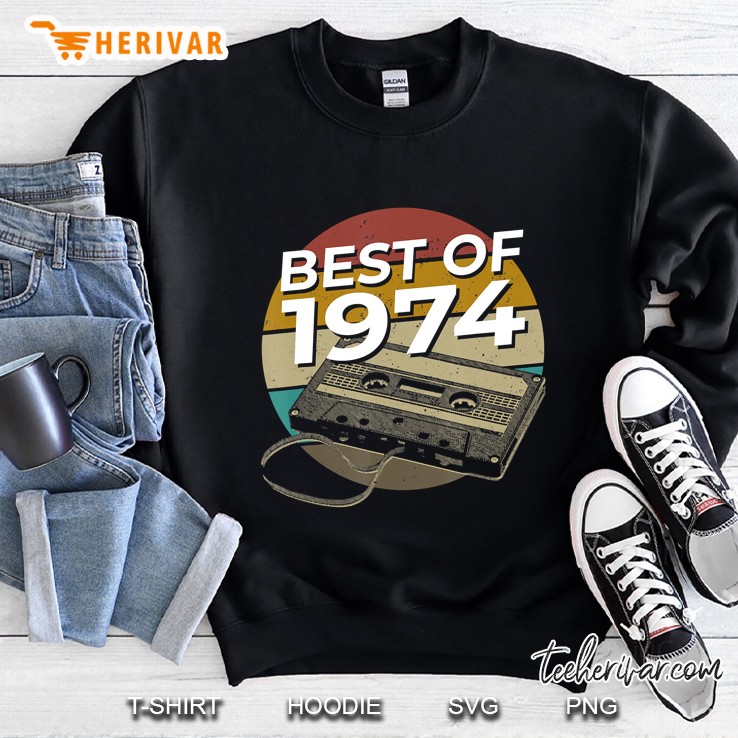 46 Years Old, Made In 1974, Vintage 46Th Birthday Sweatshirt
