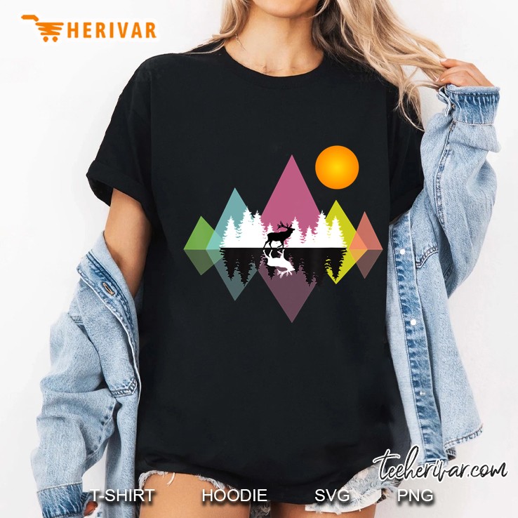 Awesome Geometric Outdoor Mountain Design Hoodie