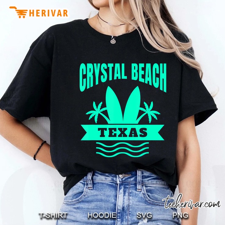 Crystal Beach Texas Shirt Vacation Souvenir Ladies Tee