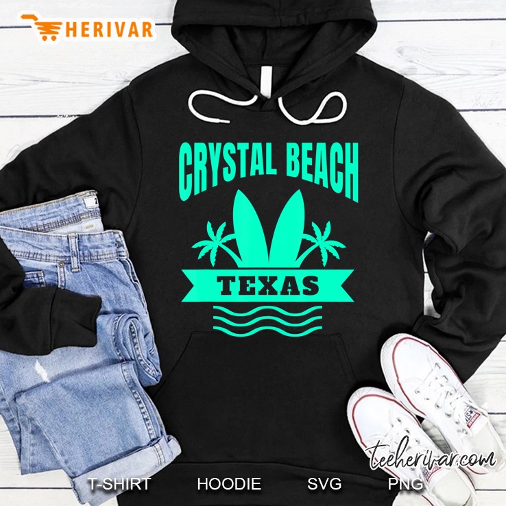 Crystal Beach Texas Shirt Vacation Souvenir Hoodie