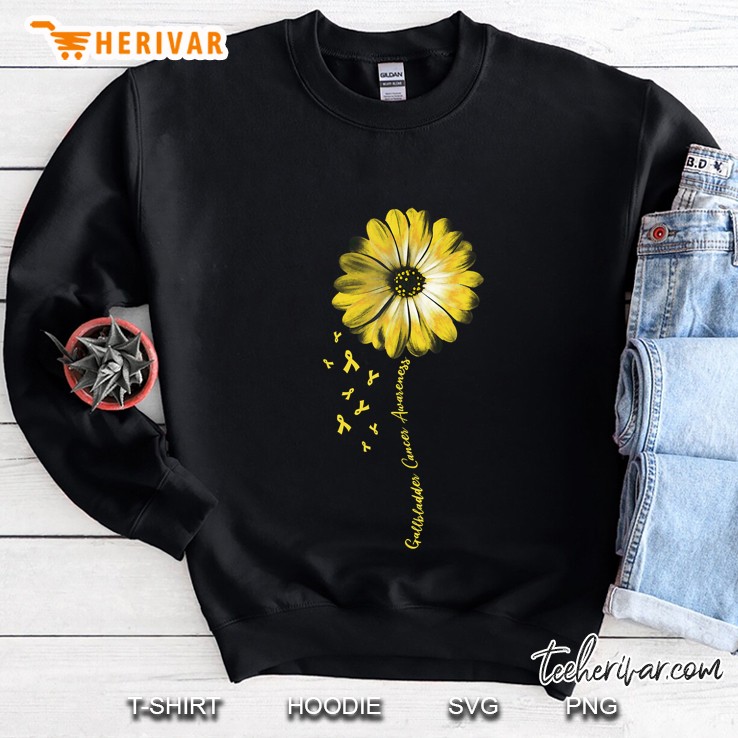 Daisy Flower Gallbladder Cancer Awareness Sweatshirt