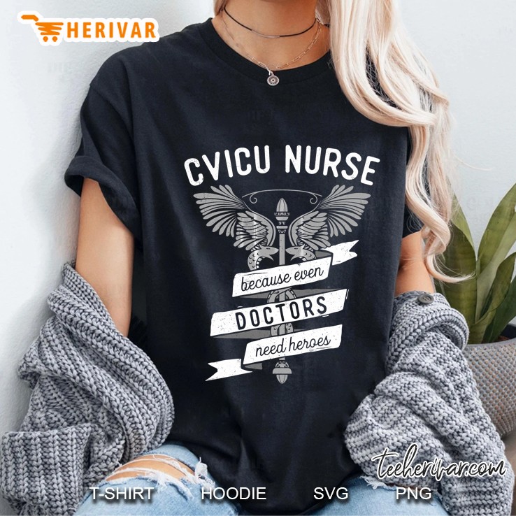 Funny Nursing Cvicu Nurse Gift Idea Ladies Tee