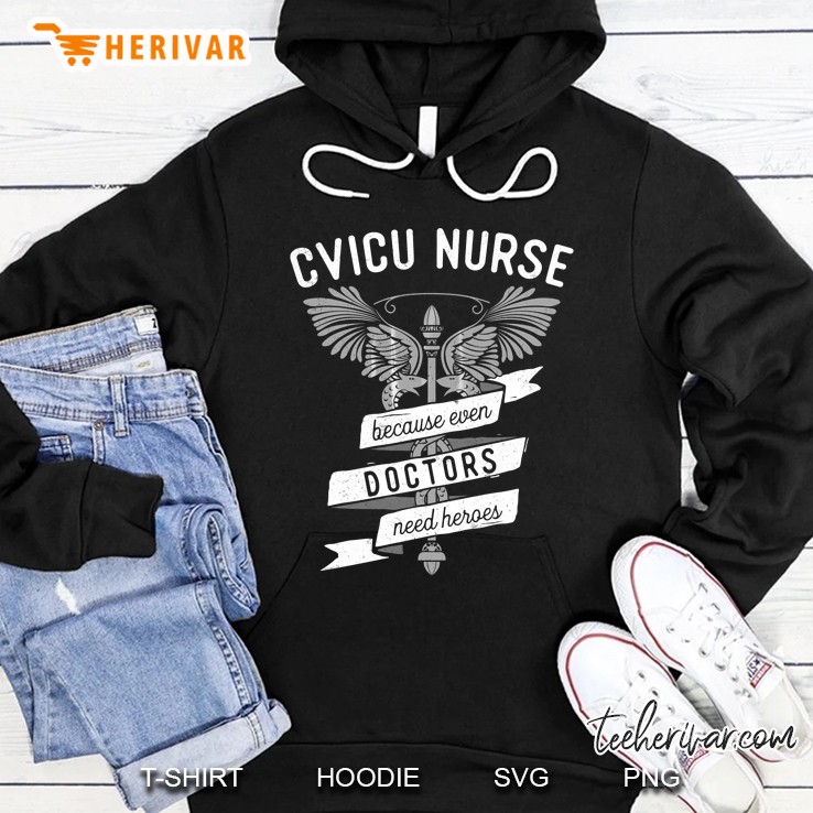 Funny Nursing Cvicu Nurse Gift Idea Hoodie