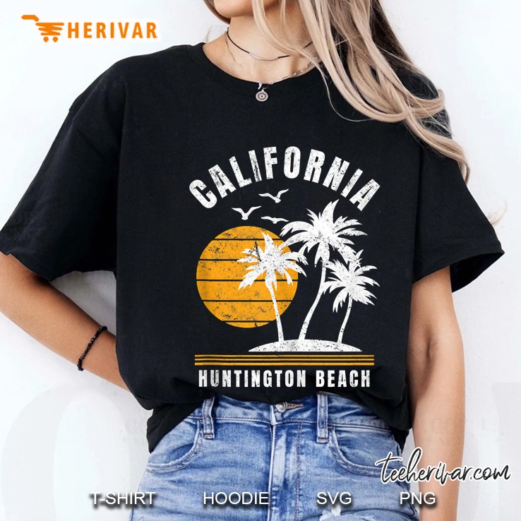 Huntington Beach California, Ca Beach Vacation Gifts Ladies Tee