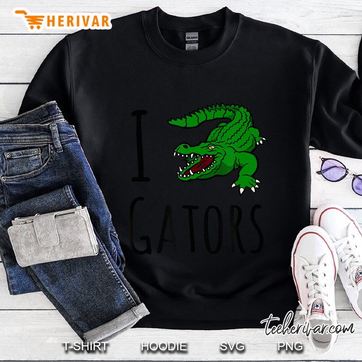 I Love Gators Shirt, Gator Lover Shirt, Alligator Shirt Sweatshirt