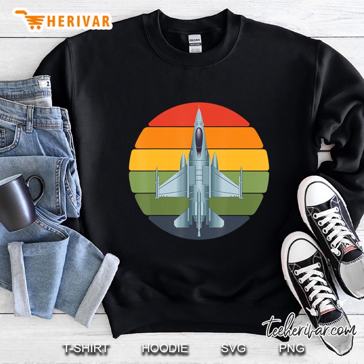 Jet Fighter Retro Jet Plane Pilot Gifts Kids Sweatshirt