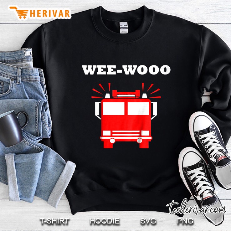 Kids Wee-Woo Firefighter Siren - Firetruck Sweatshirt