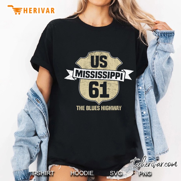 Mississippi Us 61 - The Blues Highway Hoodie