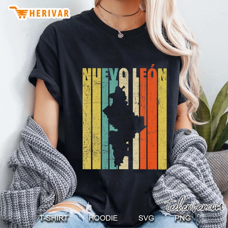 Nuevo Leon, Mexico, Retro, Vintage Hoodie