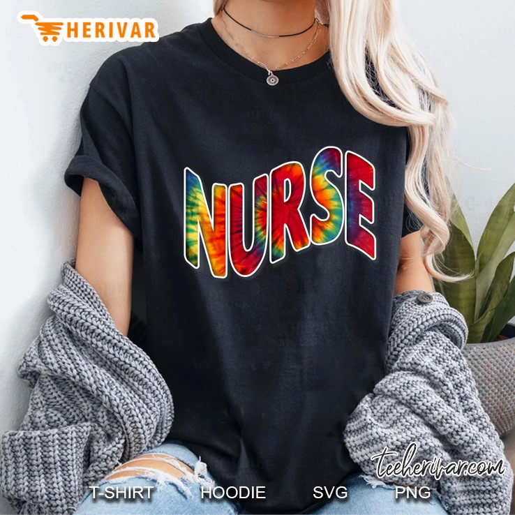 Nurses Tie-Dye Nurse Ladies Tee