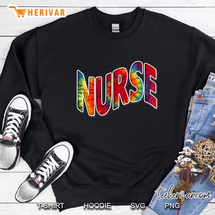 Nurses Tie-Dye Nurse Sweatshirt