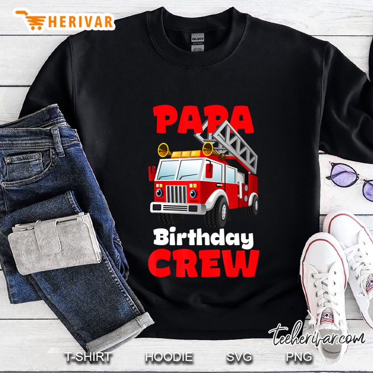 Papa Birthday Crew Fire Truck Firefighter Fireman Party Mugs