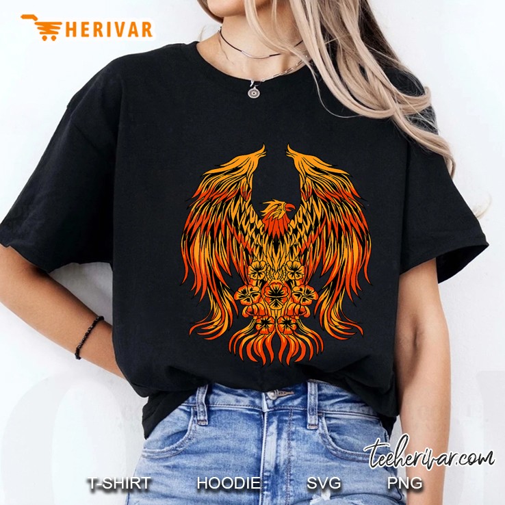 Phoenix Legendary Fire Bird Mythical Animal Cool Gift Idea Ladies Tee
