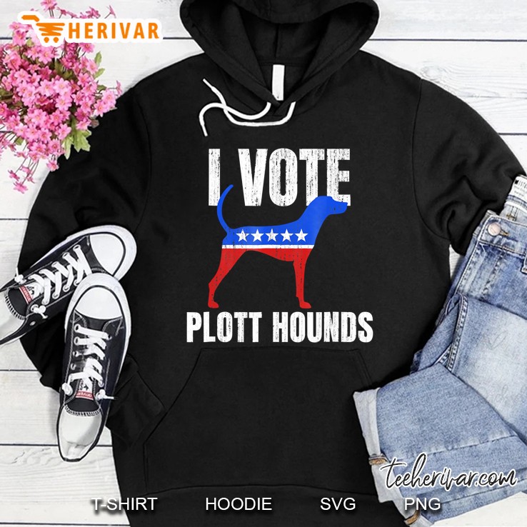 Plott Hound Dog Owner Politics Satire Sarcastic Fun Hoodie